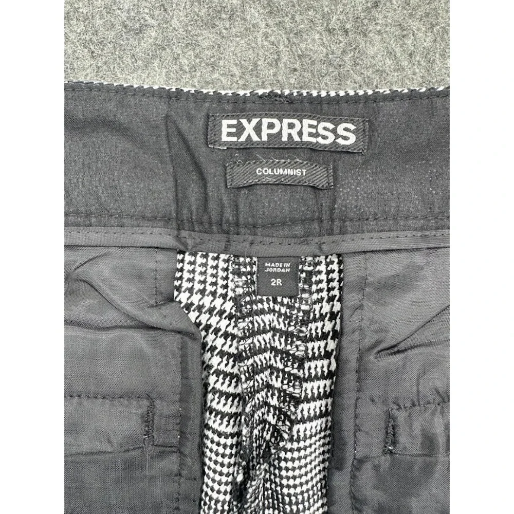 Express Columnist Plaid Pants Women‎ Size 2R